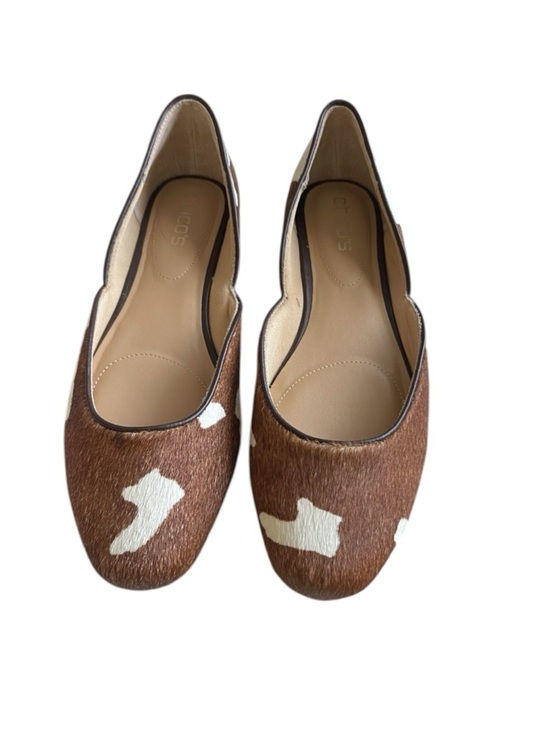 Chico's Shoes - CHICOS Cow Print Pony Hair Flats 9.5 Western Cowgirl Ranchcore Shoes
